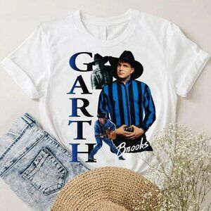 Garth Brooks 90s Bootleg Country Music Fan Retro Unisex Graphic T-Shirt